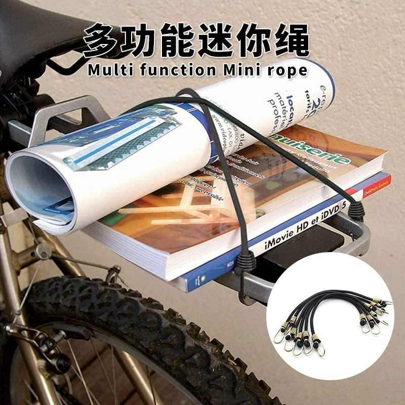 Кросс-бордерный набор мини-лент из латекса 4 мм для багажа, эластичный ремень с фиксатором, маленький крючок для крепления