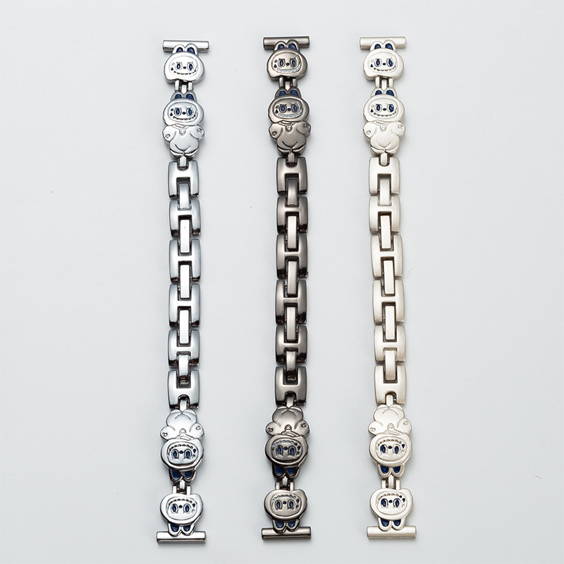 Labubu Bracelet Watch Strap Is Suitable for Huawei 8910 Watch Bracelet, Women's Smart Sports Thin Strap