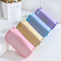 Large-capacity pencil bag for male and female students stationery box pencil box canvas pencil bag simple multi-functional stationery bag pencil box