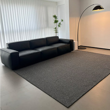 极简高端菠萝圈地毯客厅沙发卧室纯色素色满铺大面积耐脏地垫子