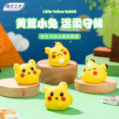 微景観漫画かわいいピカチュウ萌え粒公仔手作りデスクトップ自動車装飾品ブラインドバッグ部品置物