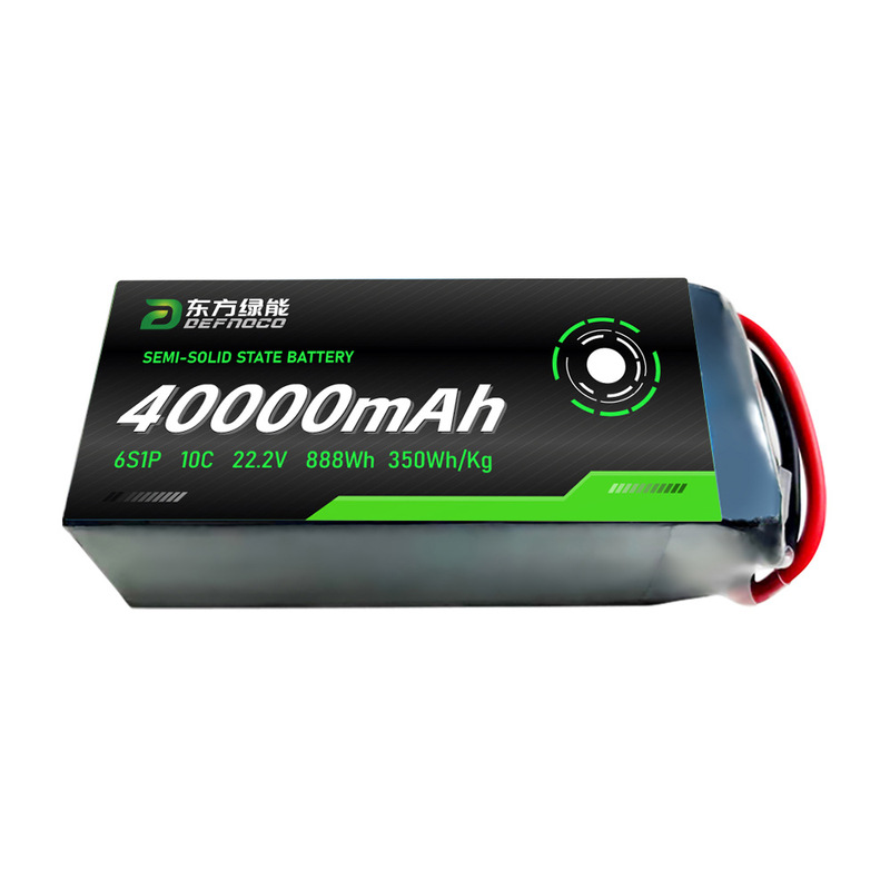 Solid-State Battery 40Ah6S Soft Pack Battery High Energy Density 350Wh/Kg Long Endurance Uav