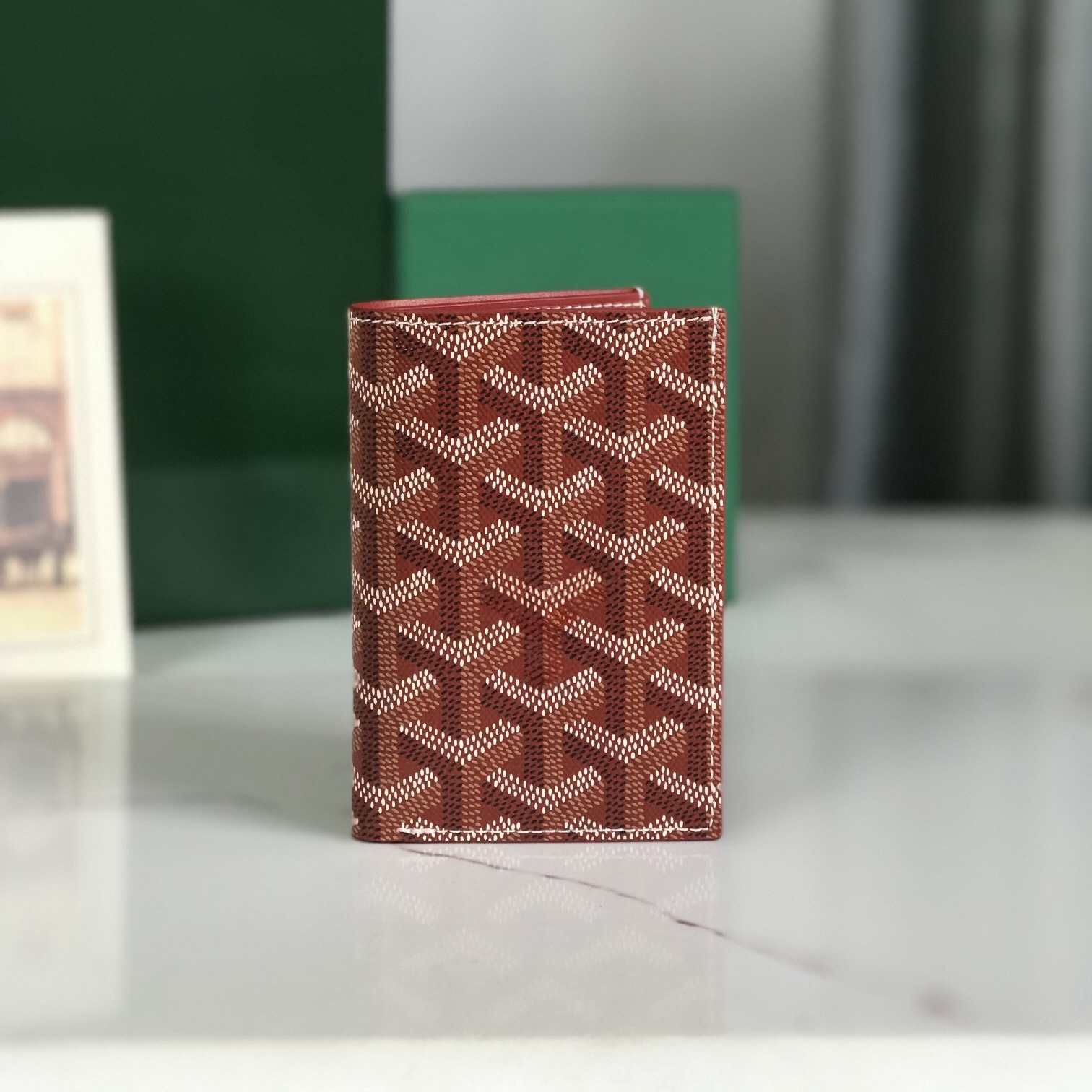Goyard Hərfli Pasport Qabı və Kart Pulqabı