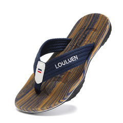 New men's summer non-slip beach shoes: trendy Korean-style flip-flops for outdoor wear, wholesale men's sandals