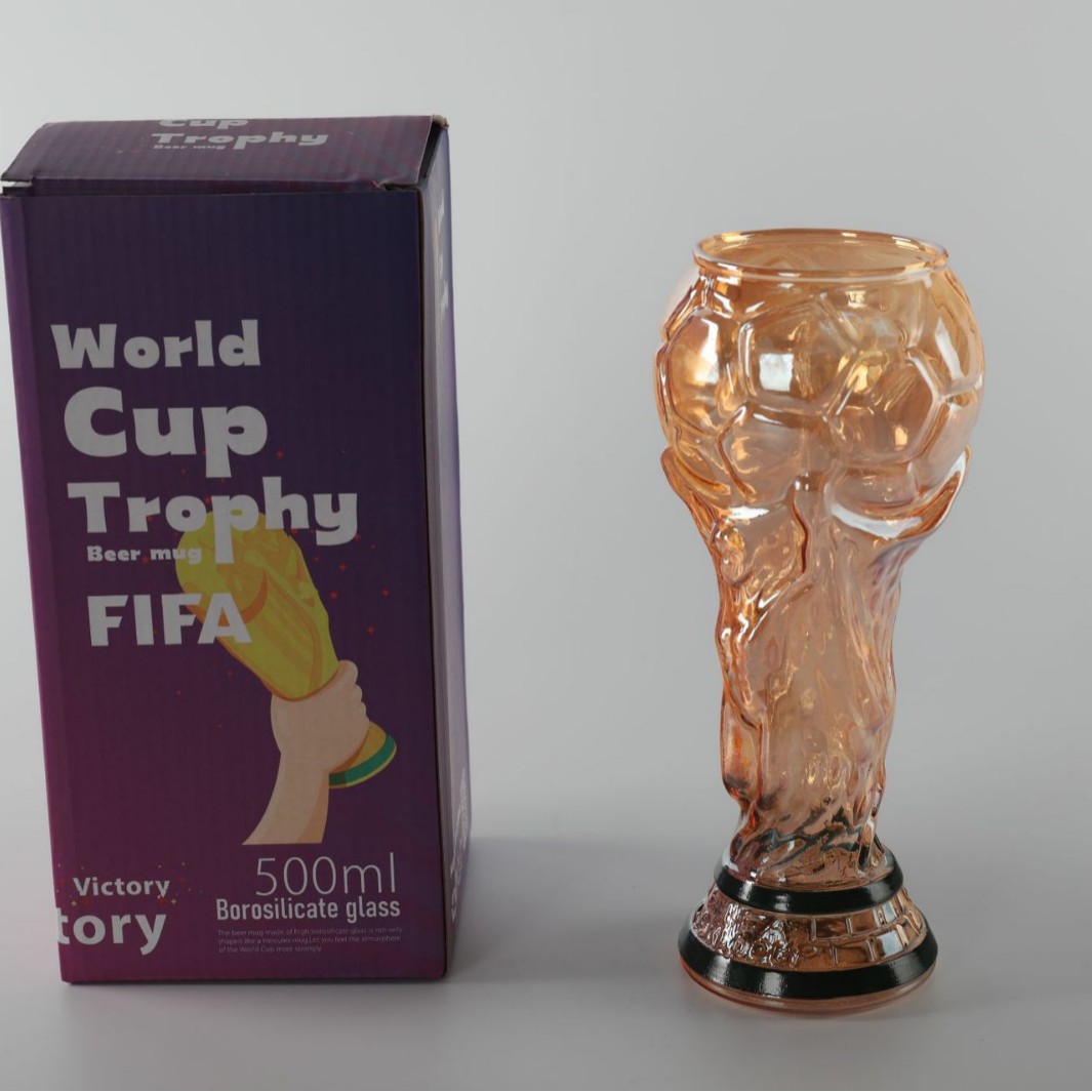 500ml 호박색 원형 헤라클레스 컵(색상 상자에 포장)