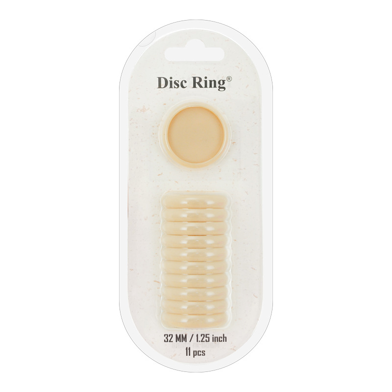 Anillos de disco y hebillas tipo seta para encuadernación, accesorios para cuadernos y álbumes DIY