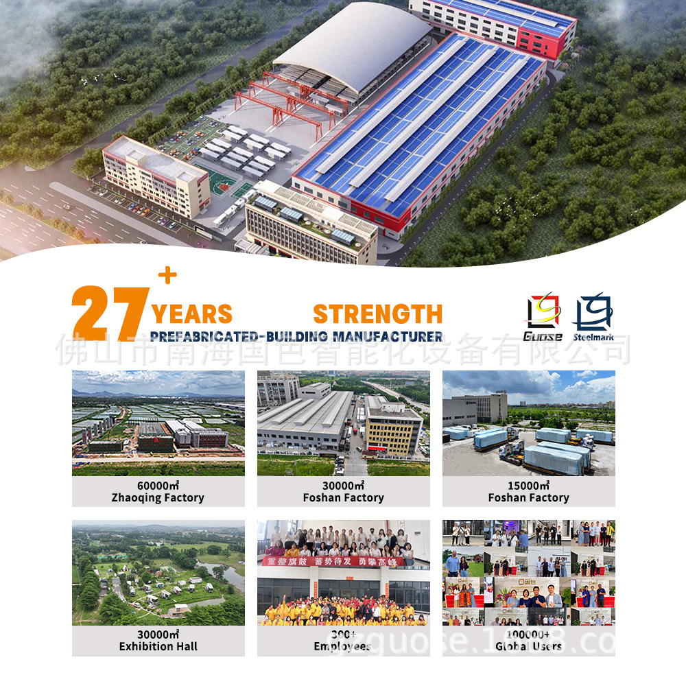 Export Foreign Trade Scenic Resort Casa de vacaciones Casa de acero ligero Contenedor Casa de barco de agua Estructura de aluminio Casa de villa de mar