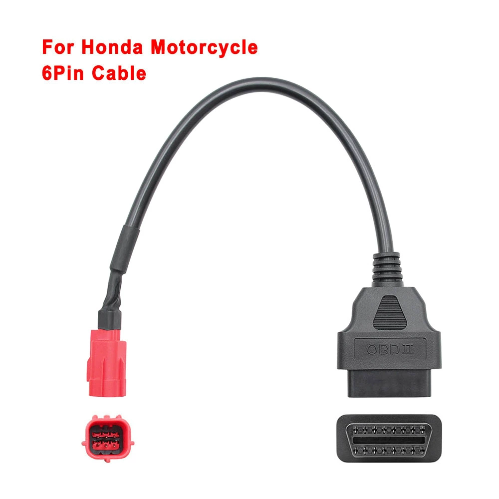 OBD 16pin на 6-контактный для мотоцикла Honda