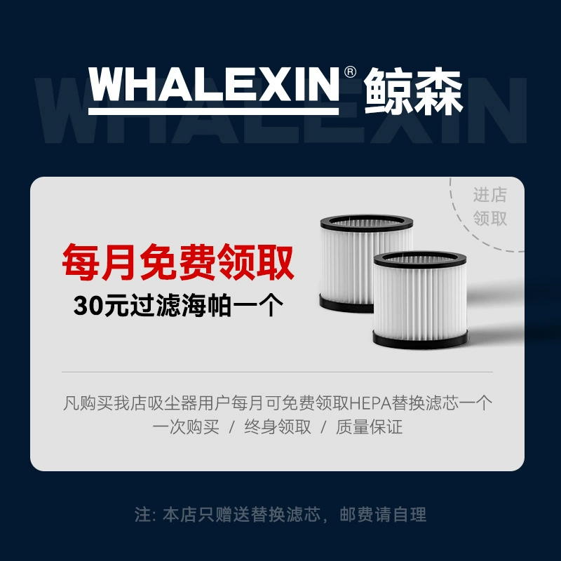 Вакуумный пылесос Whalesen для домашнего использования с высокой мощностью всасывания для уборки пустырей и красивой строчки специальный небольшой мощный промышленный пылесос