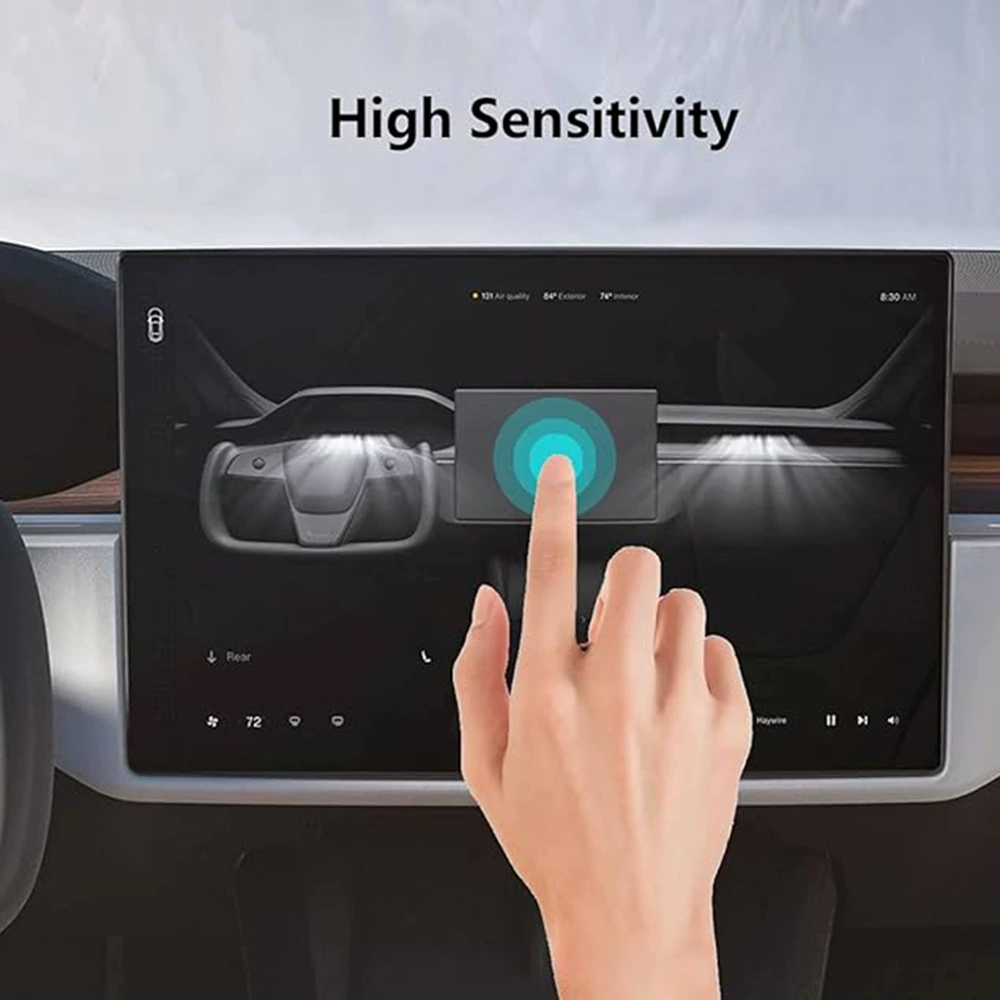 Подходит для Tesla Model 3/Y: антибликовая AR-пленка для экрана центральной консоли, обновлённая версия защитной навигационной плёнки