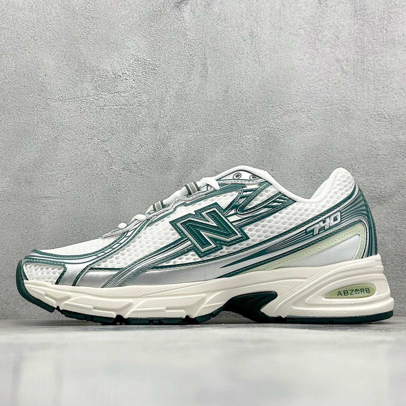 Базовые оригинальные кроссовки NB740 с дышащей сеткой, спортивная обувь для мужчин и женщин, кроссовки в стиле ретро с высотой, модная обувь в паре