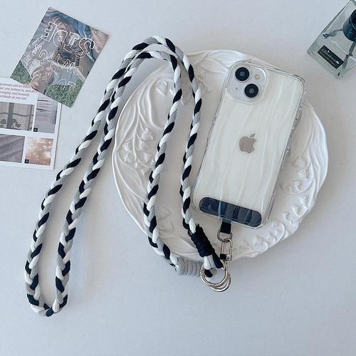 Mobile phone lanyard cross-body style can be carried on the shoulder, pendant, new multi-functional universal adjustable anti-lost hanging chain strap