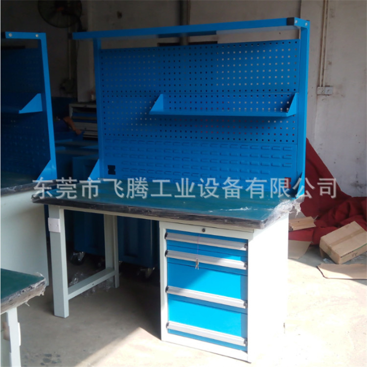 工厂工作台操作桌　挂板重型工作台 防静电工作台批发 钳工台