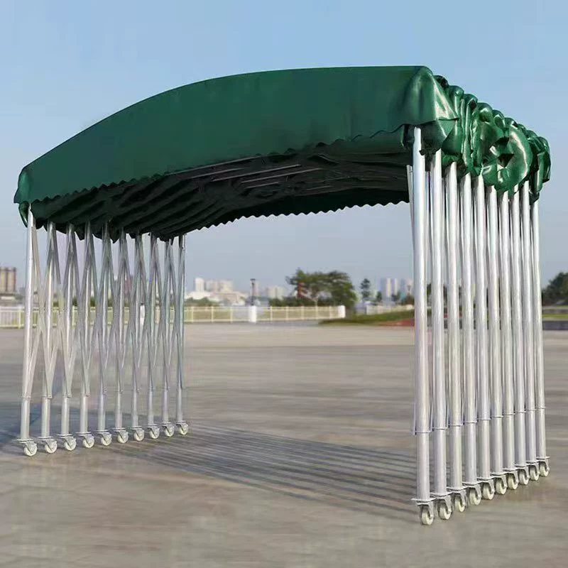 Мобильный толкающий навес большой активный отдых на открытом воздухе, склад палатки, продуктовый киоск, ночной рынок, навес, телескопический укрытие для парковки