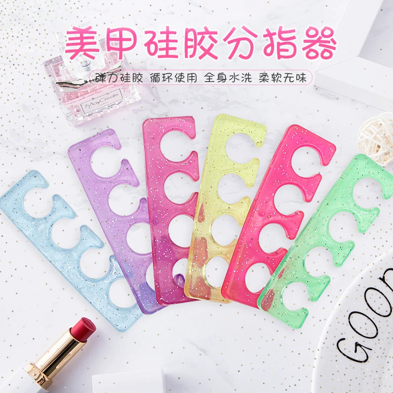 Инструмент для ногтей Товары силиконовый эластичный разделитель пальцев силиконовый разделитель пальцев шпагатор для ногтей мягкий и эластичный для комфорта