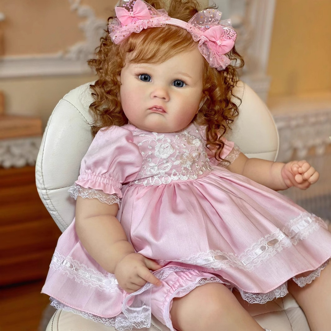 Npk60cm simulación niña bebé Charlotte reborn muñeca transfronteriza e-commerce suministro de una sola pieza de entrega