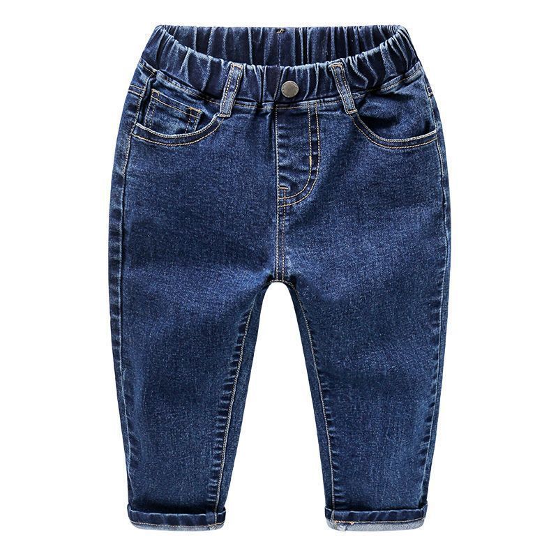 Hombres y niñas, jeans para bebés, pantalones casuales para niños, primavera y otoño, nuevos pantalones para niños sueltos y guapo, pantalones rectos para niños