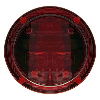 Motorcycle front windshield – film, and driving light film - transparent-red-light-sheet