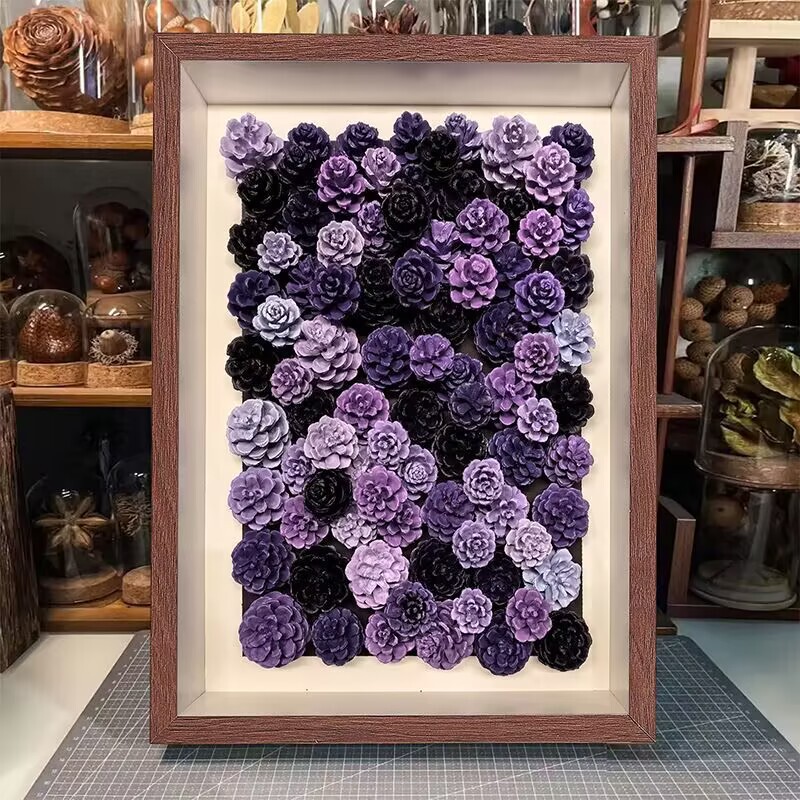Pinecone Hollow 5cm Photo Frame Empty Frame Trendy Handmade DIY Decorative Butterfly Specimen Hollow Storage Picture Frame Ornament Pinecone Hollow 5cm Photo Frame Empty Frame Trendy Handmade DIY Decorative Butterfly Specimen Hollow Storage Picture Frame Ornament