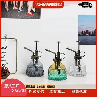 亚马逊爆款迷你喷壶花瓶 ins风家庭油壶 绿植喷壶 家庭摆件家用