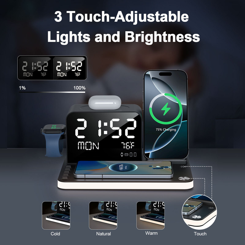 [Ace Wireless Charging Station, Same Model as Amazon] 7-in-1 Wireless Charging Dock for Airpods, Earphones, and Watches