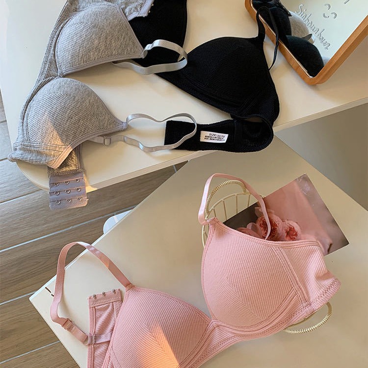 Venta directa de fábrica comercio electrónico transfronterizo Sudeste de Asia Vietnam Tailandia damas sin costuras sujetador de recogida lateral cómodo