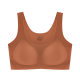 plus size Traceless Small Push-up Bra Non-steel Ring Anti-sagging Thin Vest-type Integrated Bra Sports Underwear for Women