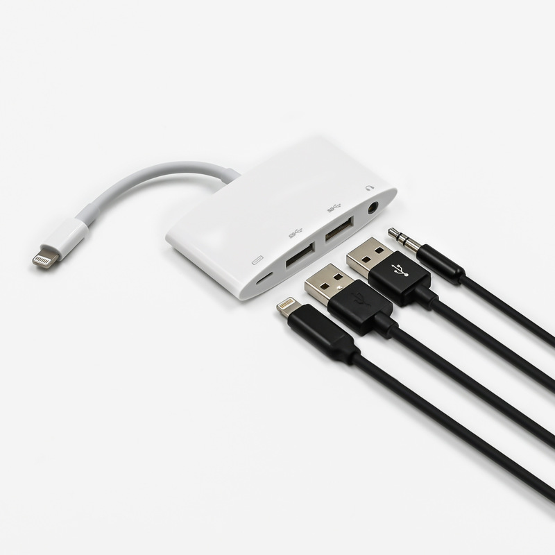 工場直接 Android/Apple 携帯電話多機能カードリーダー拡張ドック OTG コンバータに適しています|undefined