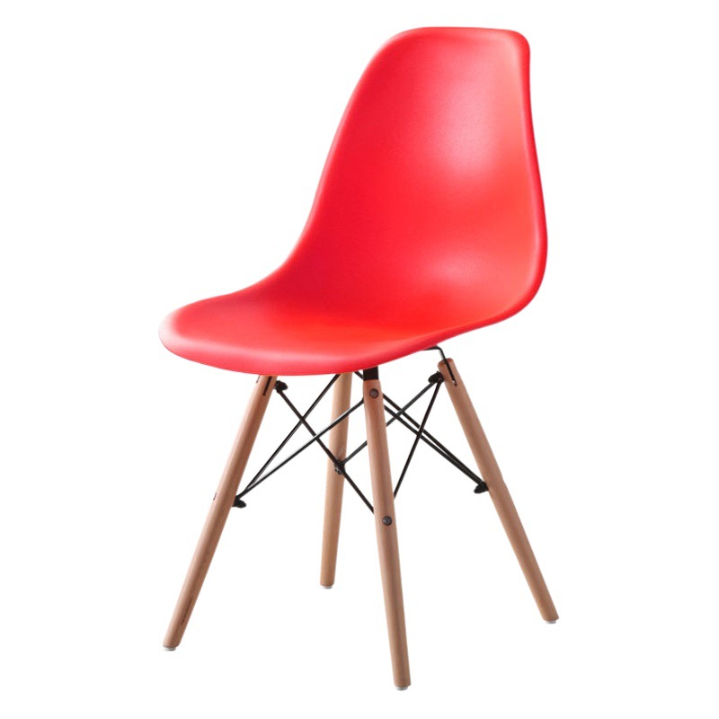 Eames silla Nordic hogar comedor silla estudiante dormitorio silla trasera Oficina negociación silla ocio silla de oficina
