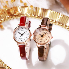 新品時尚小巧小眾氣質女士手錶女款中學生簡約數字顯高級感石英表