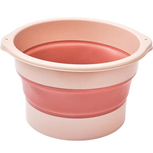 Foldable Foot Bath Tub Household Space-Saving Plastic Massage Foot Basin Over Ankle Over Knee High Bubble Foot Tub