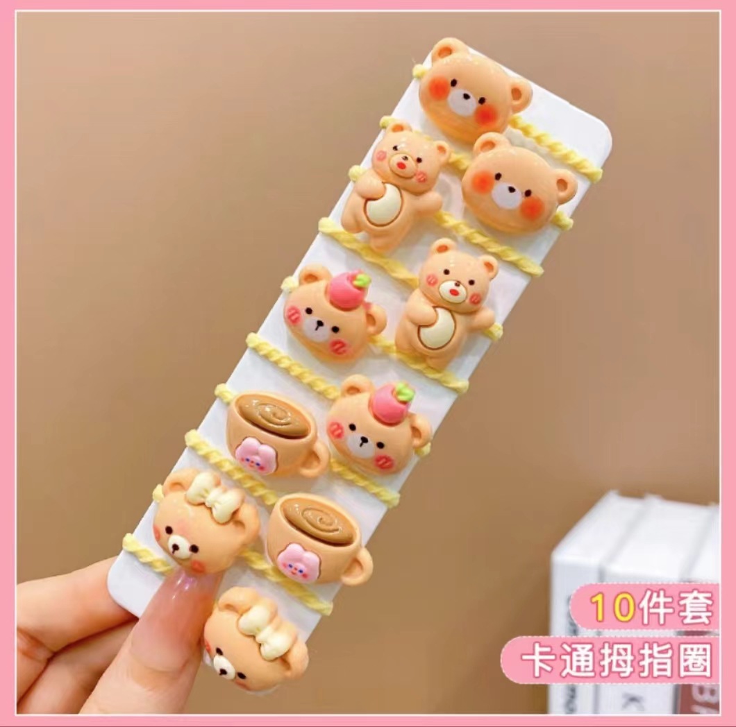 Niños de dibujos animados banda de goma niñas lindas bebés cuerdas de cabello elásticas no lastimas cuerdas de cabello pequeñas adornos para el cabello