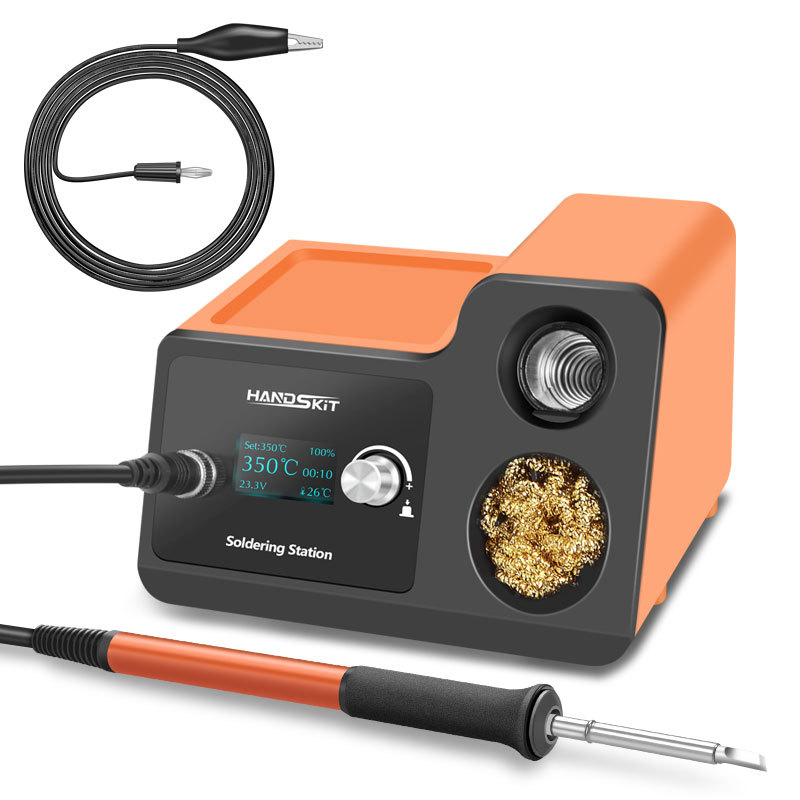 t12智能自动休眠关机stm 32芯片t12维修电烙铁焊台72w快速升温6秒