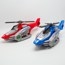 跨境新款自动变形飞机玩具电动万向行走音乐灯光仿真变形恐龙模型
