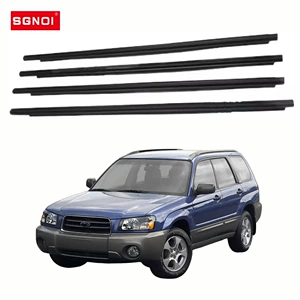 Подходит для наружных прижимных полосок на дверных стеклах Subaru Forester 02-08 для блокировки воды и разрезания автомобильных уплотнителей.