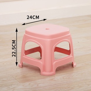Plastic Stool for Home Living Room Thickeneded Adult Economical Dining Table Stool Cooked Plastic Chair Manufacturer High Stool Simple Creative