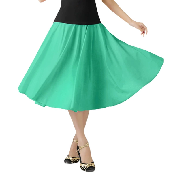 Green midi skirt 60CM long