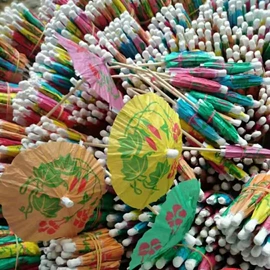 水果叉;吸管;纸质工艺品