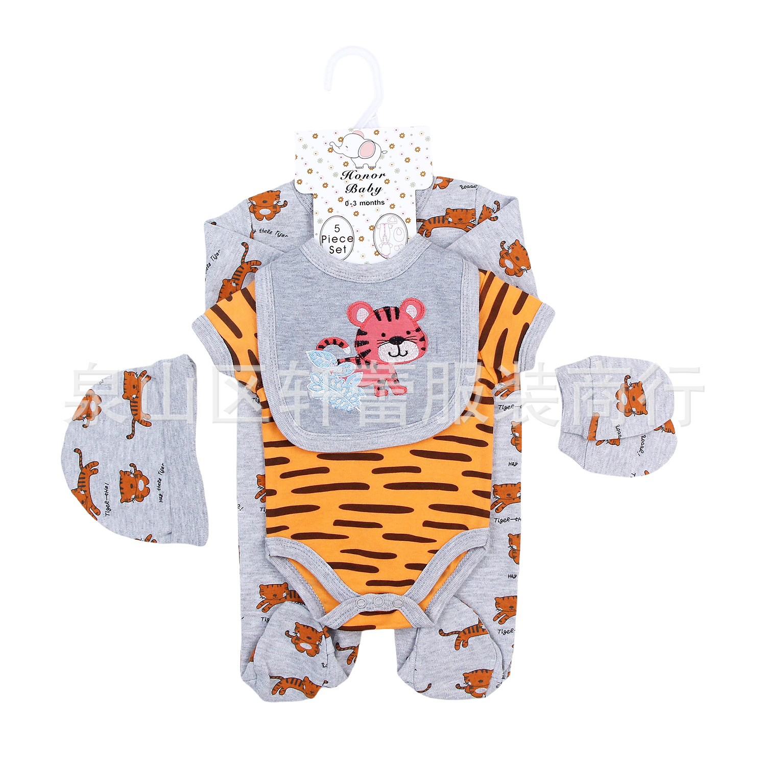 Conjunto de ropa para recién nacido, pelele de algodón puro, mono para bebé, ropa de bebé, ropa infantil transfronteriza europea y americana