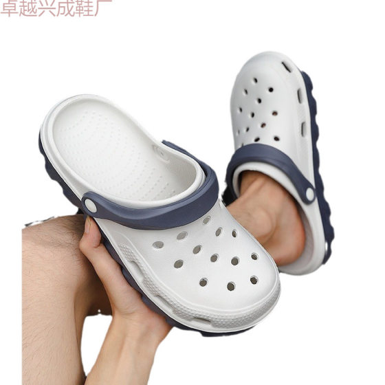 Stomp Shoes Men's Summer Outer Wear 2024 New Beach Shoes Outdoor Sports Non-slip Deodorant Sandals for Men