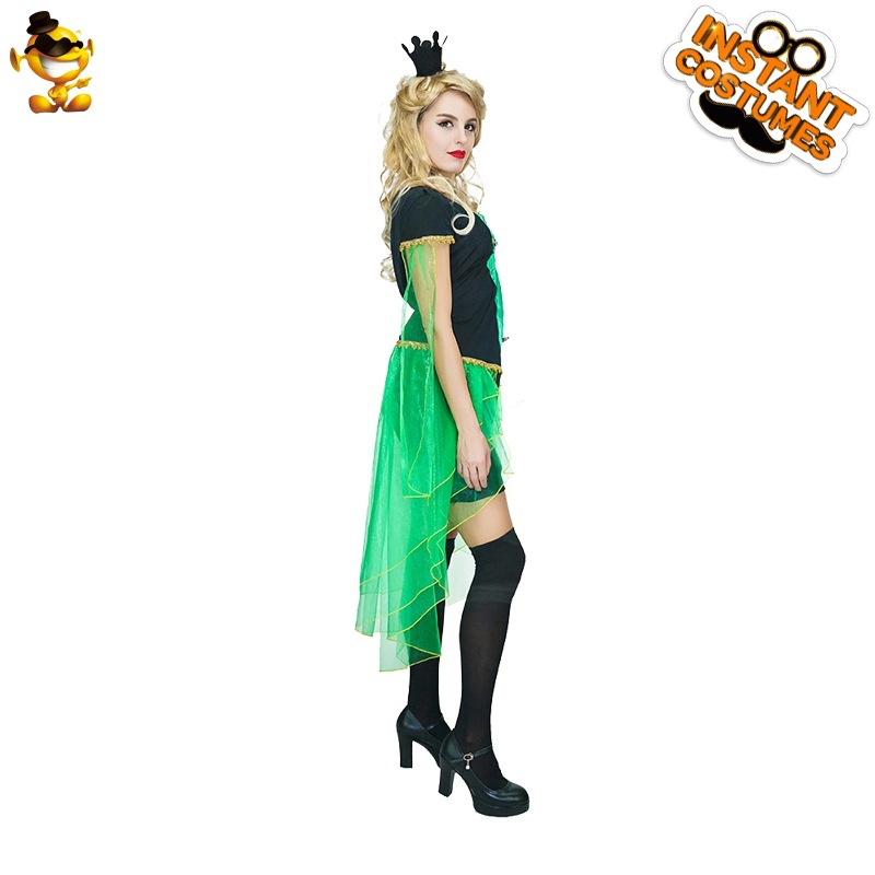 Las mujeres adultas de Halloween bruja etapa rendimiento traje bruja reina partido Cosplay