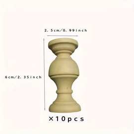 实木柱头荷木榉木车木床头柱子diy中古配件圆柱批发