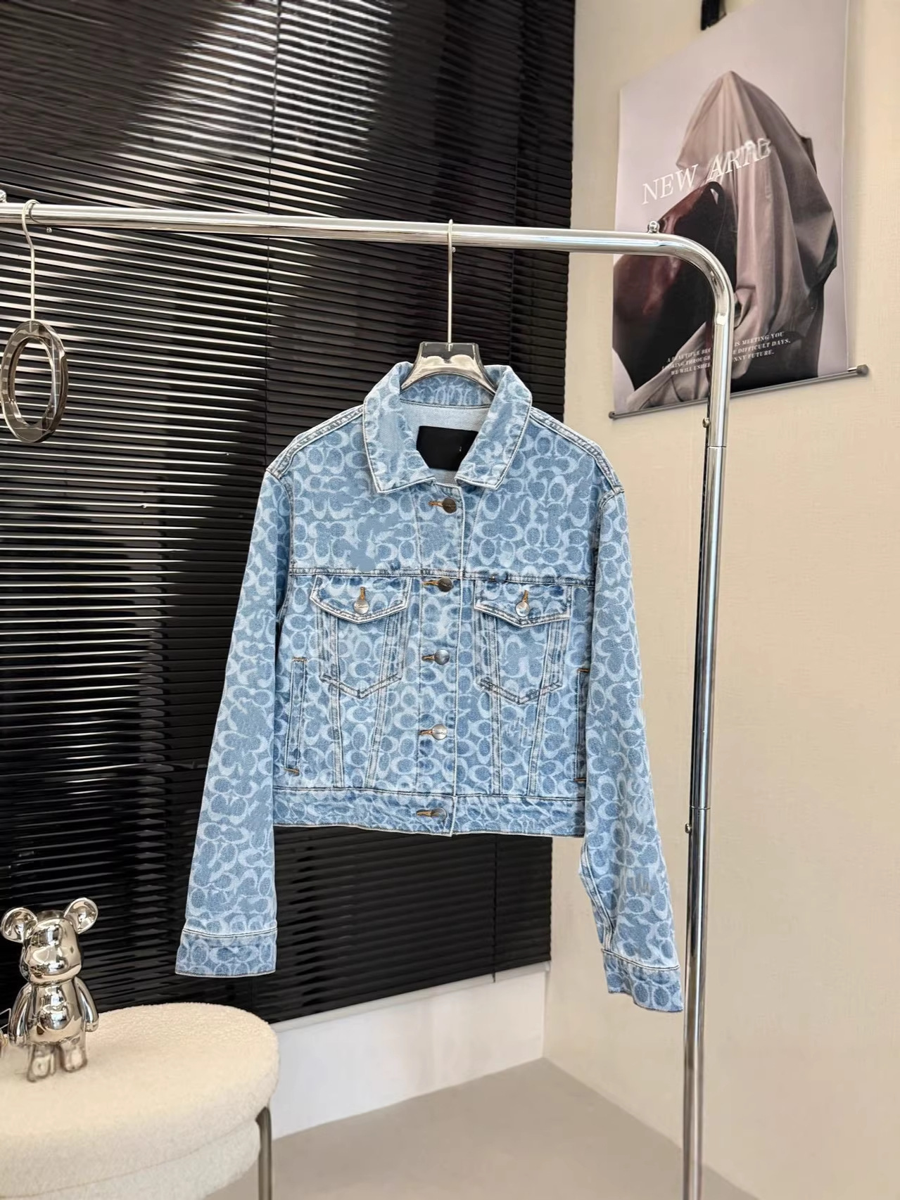 26 New CH Chambray Classic Women's Denim Jacket Koujia New Full…