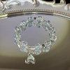 S106-Light Blue Fantasy Sea Mermaid Heart Bracelet #SZ826