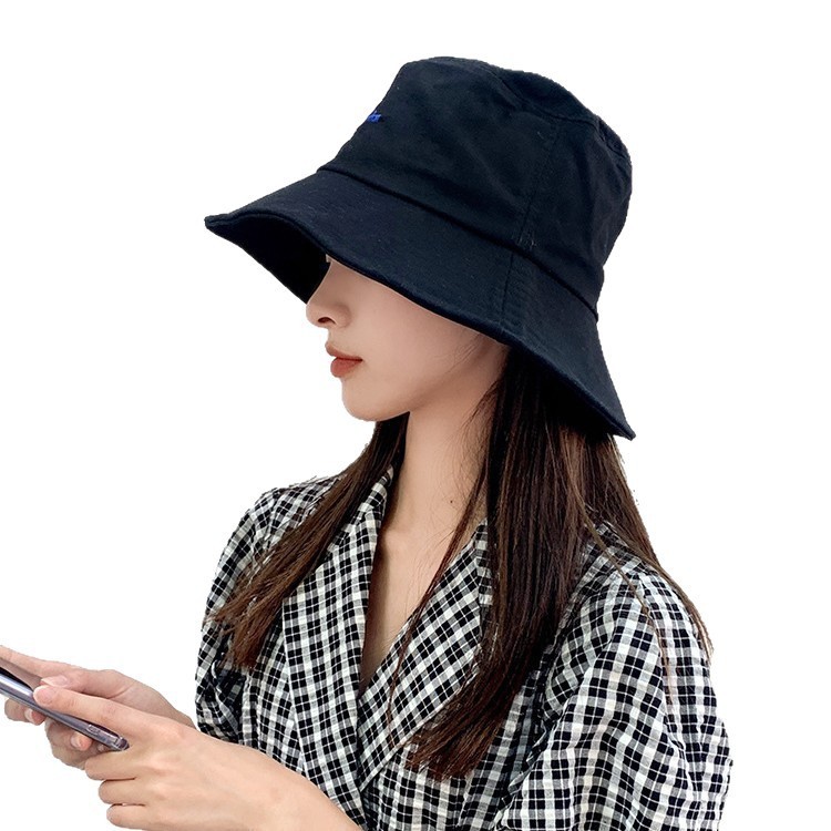 春夏新作フィッシャーマンハット、夏用日よけ帽子、日焼け止め、顔を覆う万能和風盆地帽子、痩身、つばの大きな帽子、女性用|undefined