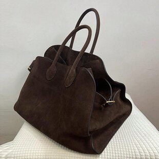 Demi-season capacious retro shoulder bag, high-quality style