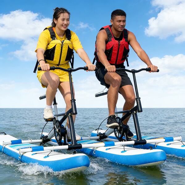 Water bike for double