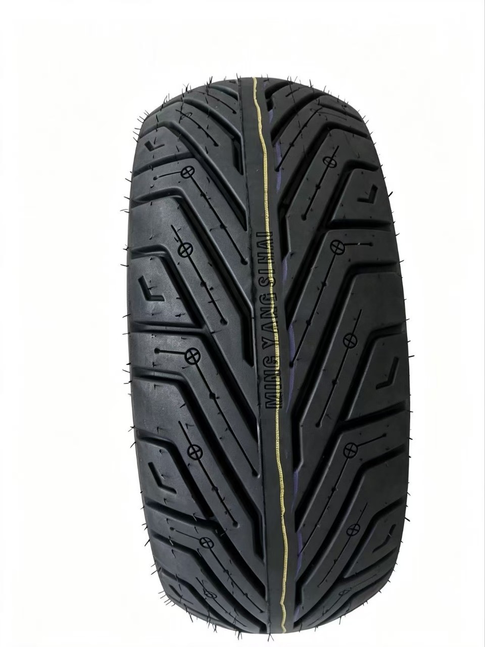 Brand new, unopened 130/60-10 steel wire semi-slick anti-slip wear-resistant thickened eight-layer electric vehicle vacuum tire