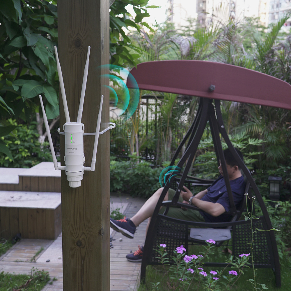 AC1200Mbps双频高功率户外路由器 防雨 POE 网线供电-阿里巴巴