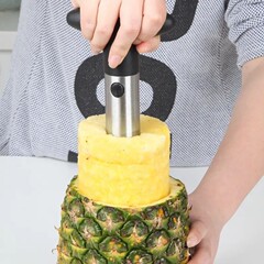 国境を越えて人気のあるステンレスパイナップル皮むき器家庭用果物皮むきナイフパイナップル果物の核除去台所ツール